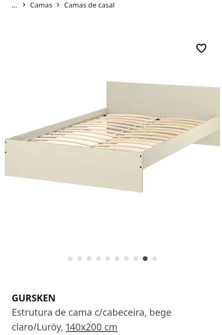 Cama de casal IKEA