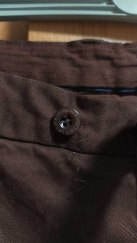ralph lauren brązowe spodnie