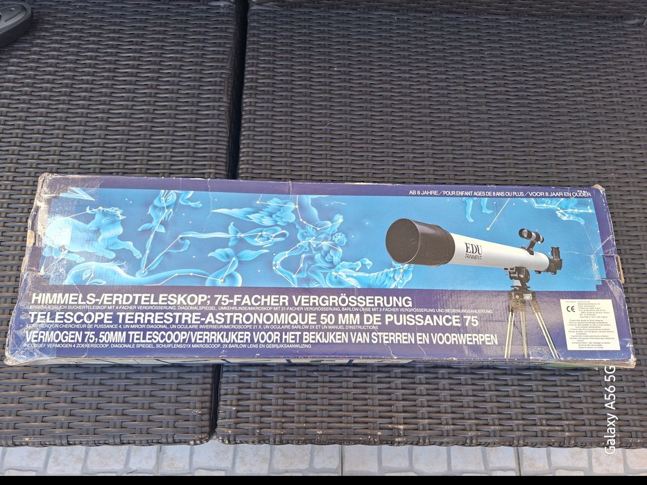 Telescópio para criança