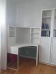Biurko narożne Ikea Micke białe