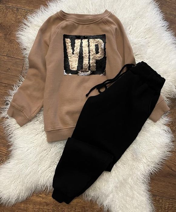 Детский костюм тёплый свитшот штаны стиль zara