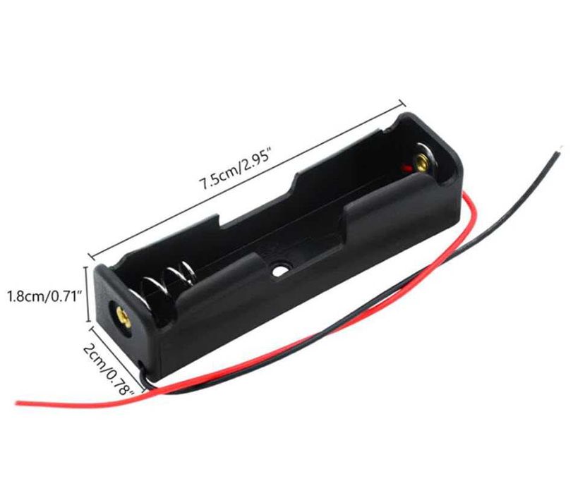 Холдер клипса крепление держатель с выводами для аккумуляторов 18650