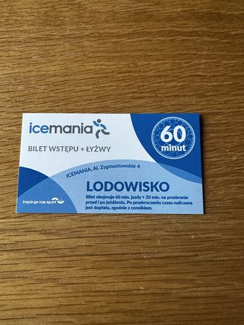 Icemania lodowisko Ice Mania Lublin 2 szt