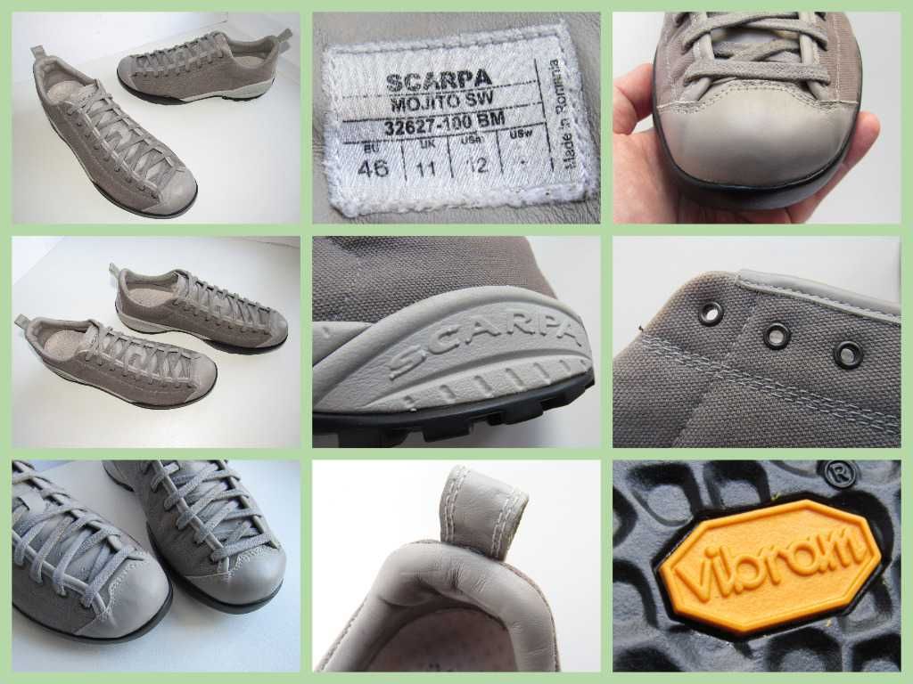 Дышащие трекинговые кроссовки Scarpa Mojito SW Canvas р. 45 (29.5см)
