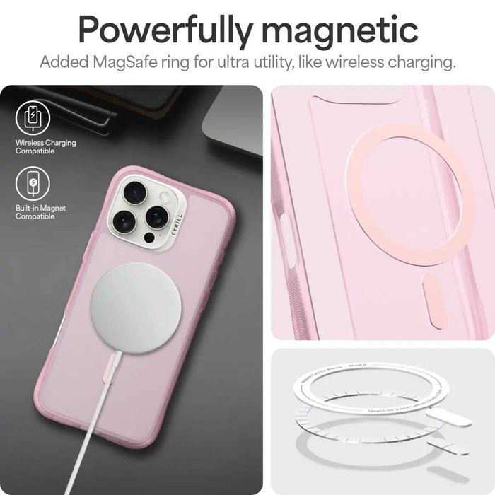 Чехол Cyrill Ultra Sheer Mag для iPhone 16 Pro Max Pink