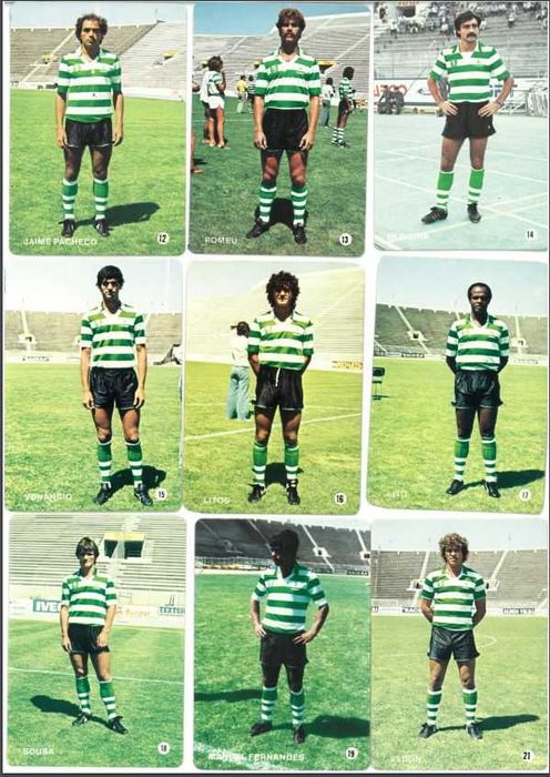 Calendários SPORTING Edição Loja Verde 1985 - Incompleta