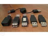 Cabo USB Universal com 5 adaptadores