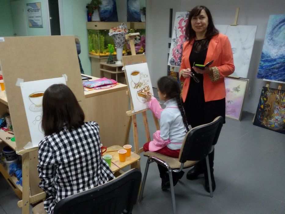 Детские и Взрослые мастер-классы по рисунку и живописи