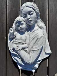 Ozdoba betonowa Maryja z Jezusem Do zawieszenia