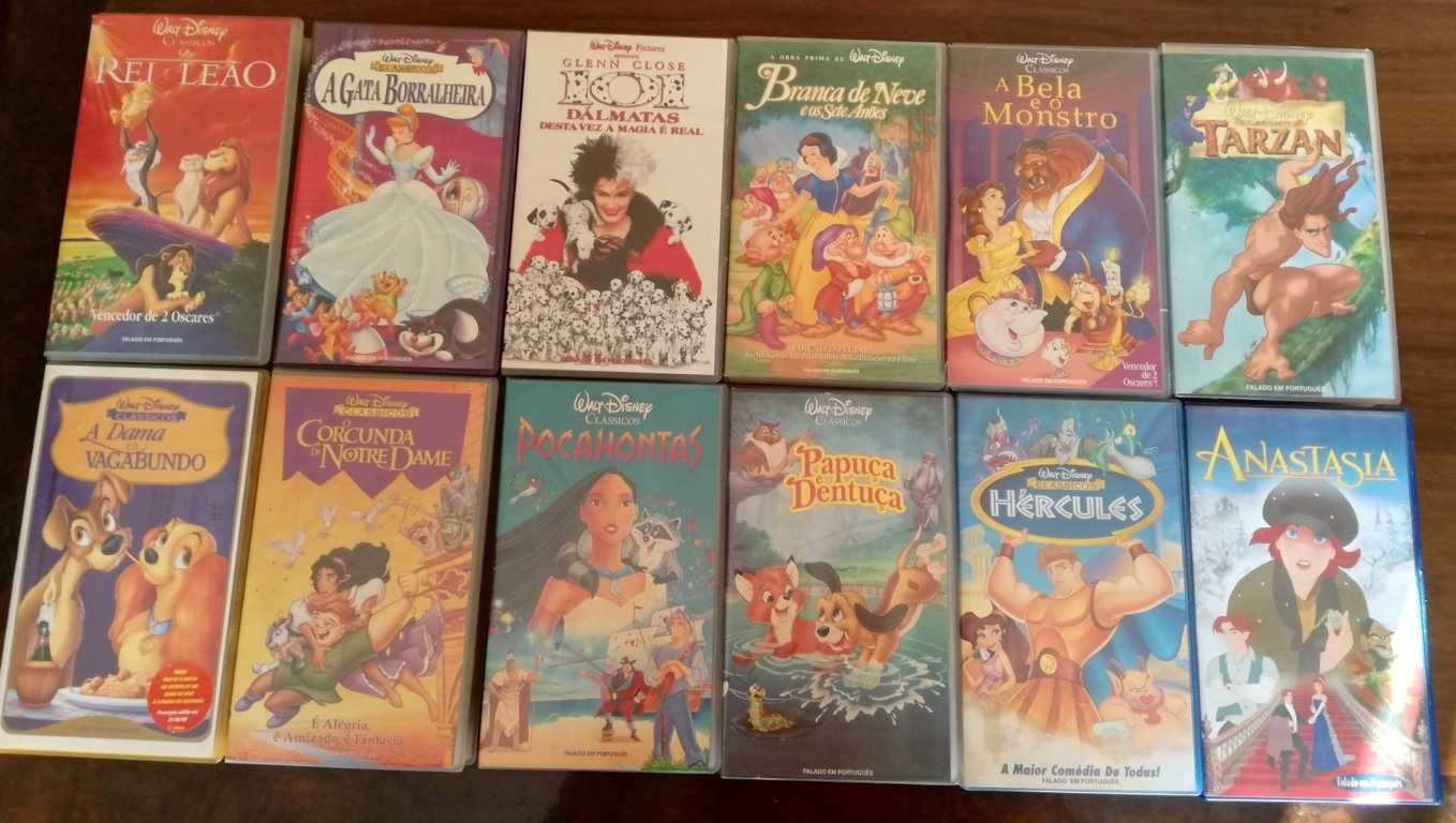 Filmes VHS da Watt Disney