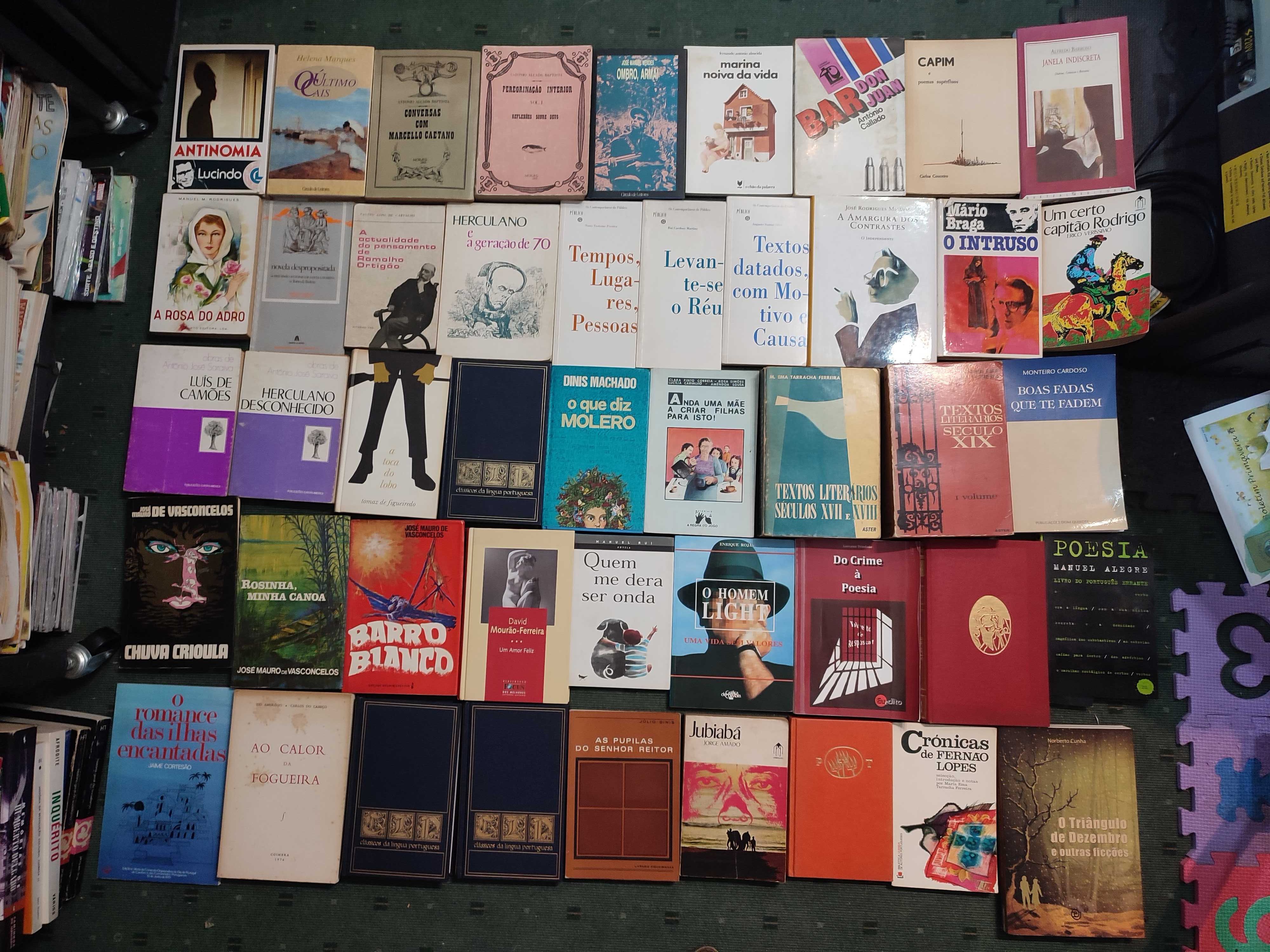 Grande Lote Livros Autores Portugueses e Lusófonos - cada 2 €