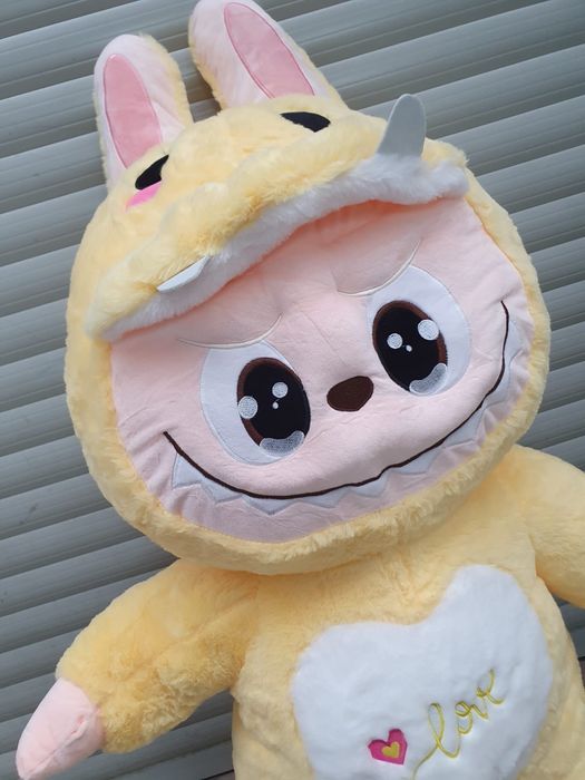 Nowa mega duża przytulanka misiek maskotka Labubu 110 cm skrzydła ogon