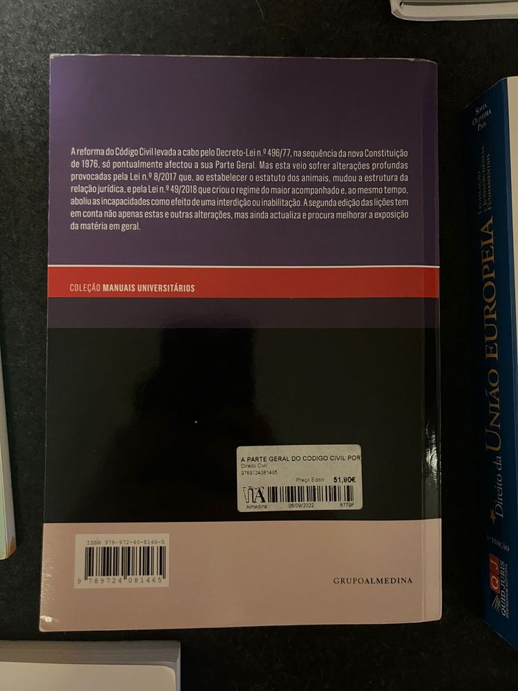 A Parte Geral do Código Civil Português - NOVO,