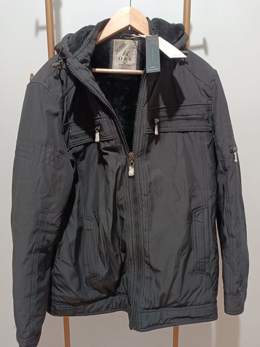 Nowa kurtka ocieplana męska czarna  XL