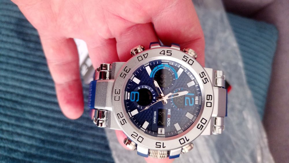 Годинник DualDisplay "WeeCool W-822" 5 bar (50 m)