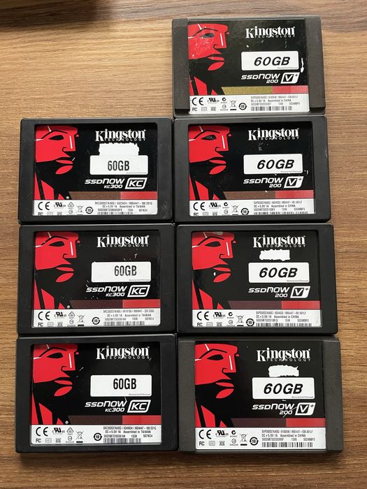 Dyski SSD Kingston 60GB używane