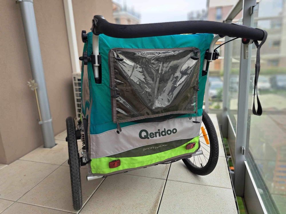 Qeridoo Sportrex 2 przyczepka rowerowa, wózek sportowy