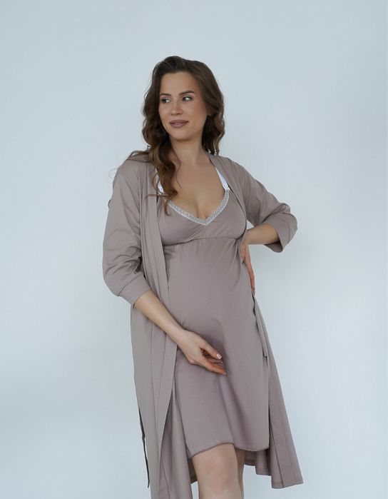 Халат і сорочка для годування Мамин Дім