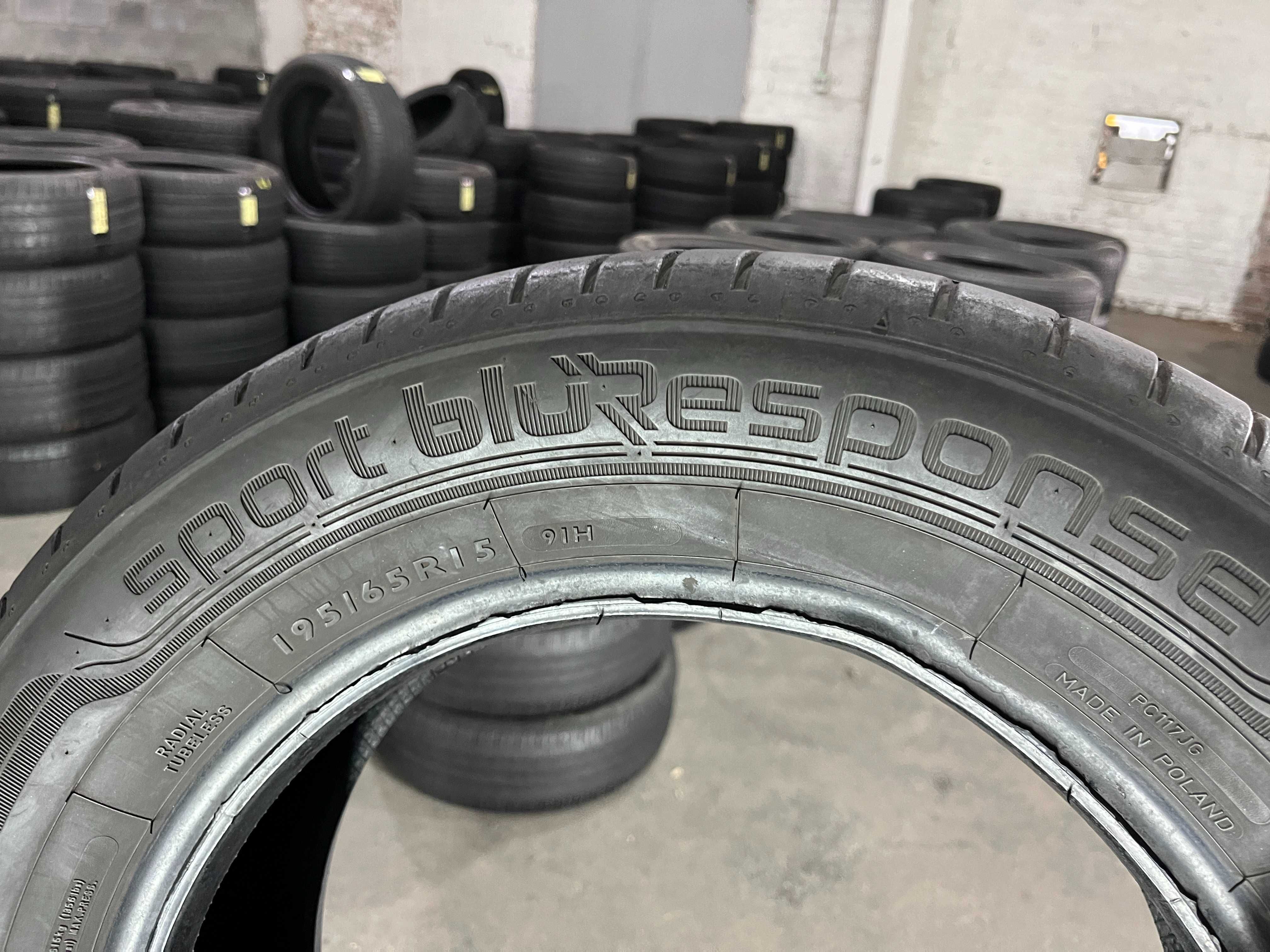 LS965 Літні шини 195/65r15 Dunlop SportBluResponse пара резина р15