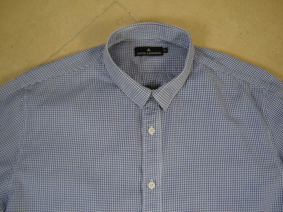 Koszula męska w kratkę rozmiar L  plus gratis druga -tanio zobacz!