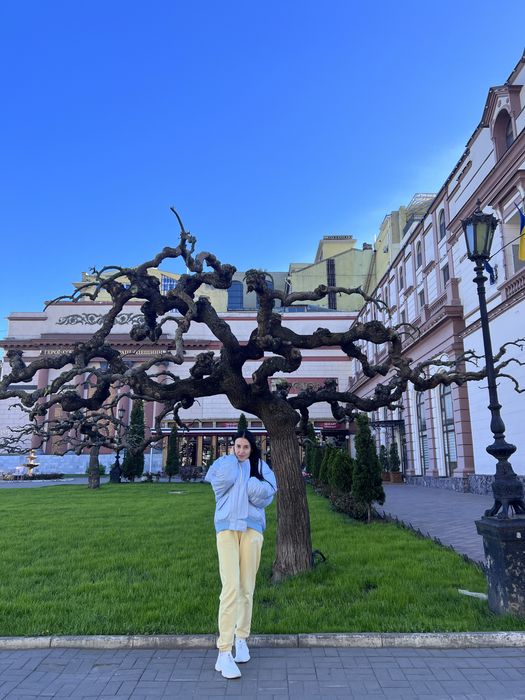 Бомбер оверсайз блакитний