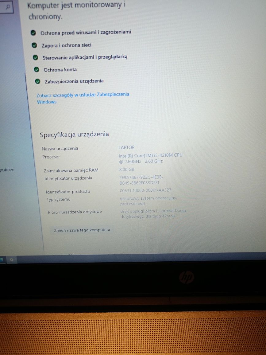 Hp G1 640 i5 szybki 14cali 3,2ghz 8ram bat 2h zadbany do internetu