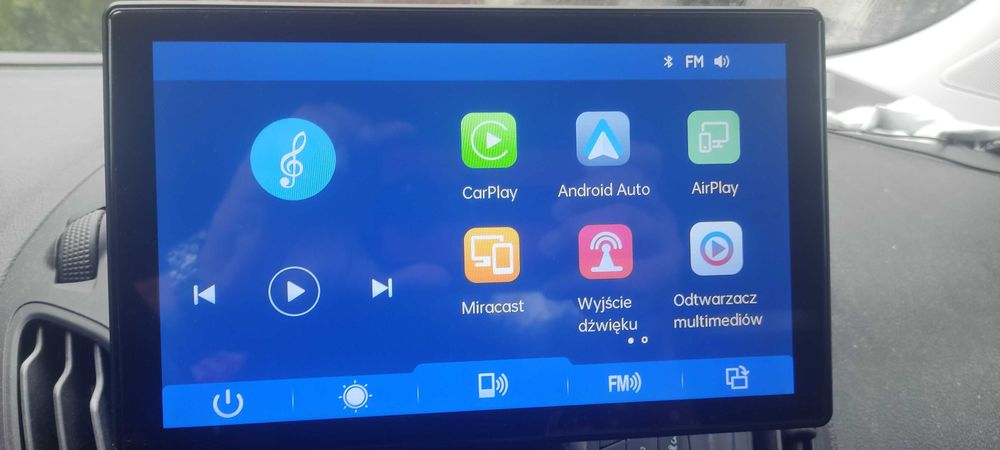 Android Auto CarPlay Kamera Cofania 9 cali