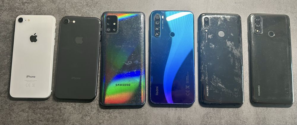 Lote SmartPhones (iPhone, Samsung, Xiaomi)