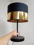 lampa stojąca złota