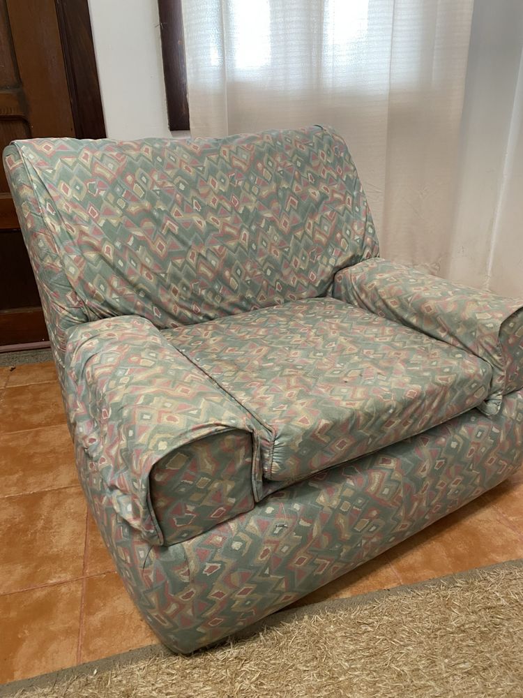 Sofa cama + poltronas