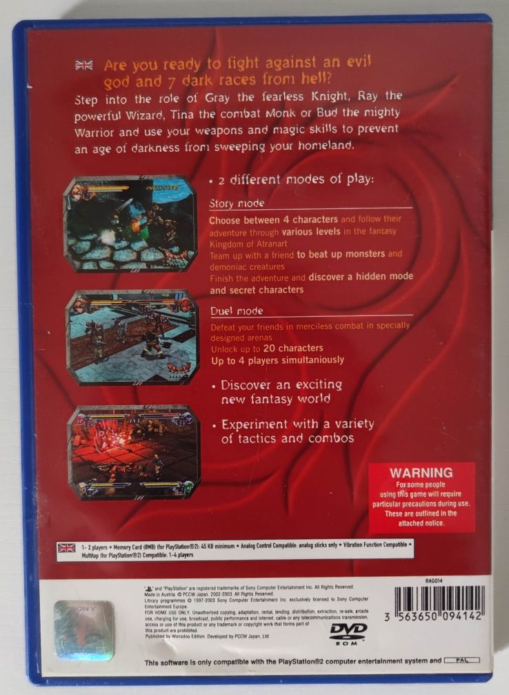 Gra Raging Blades PlayStation 2 (PS2)