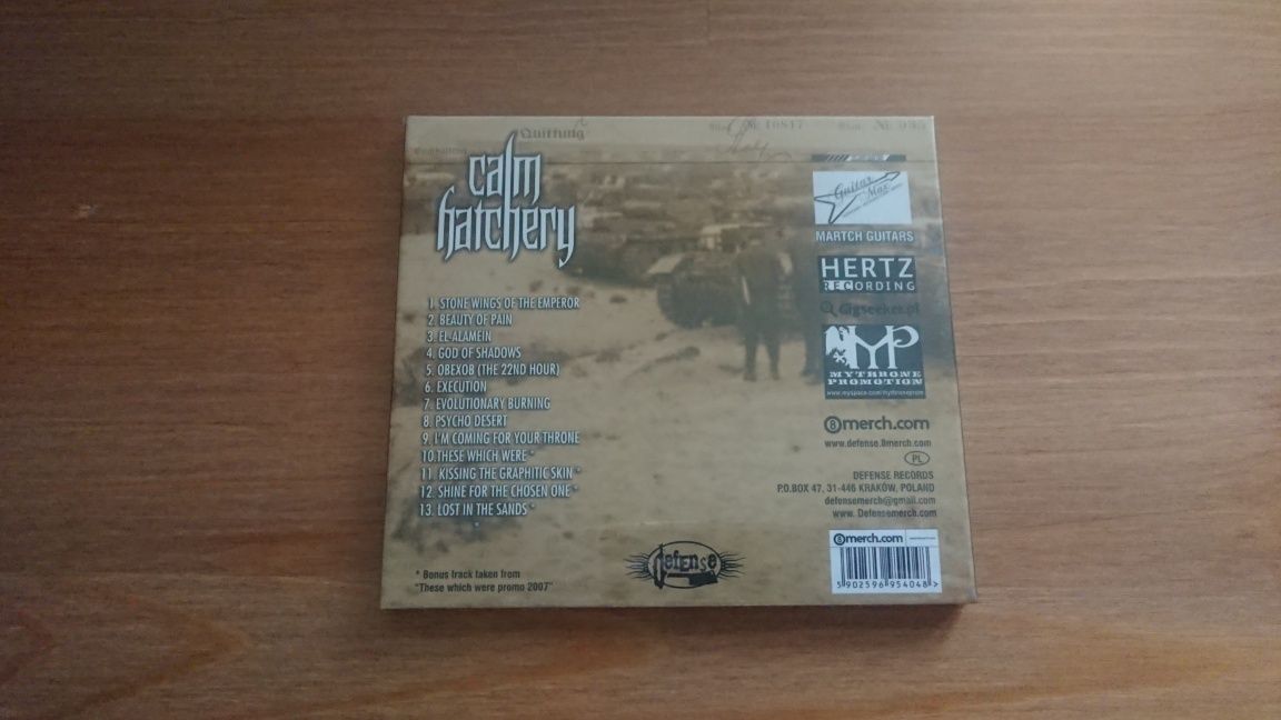 Calm Hatchery El-Alamein CD *NOWA* 2012 6-Panel Digipak Defense 006 PL