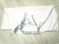 Biały ręcznik dziecięcy kąpielowy Zara Home