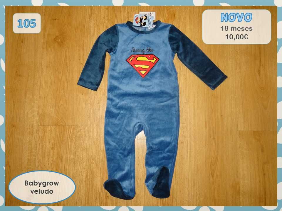 Babygrows 18 e 18-24 meses