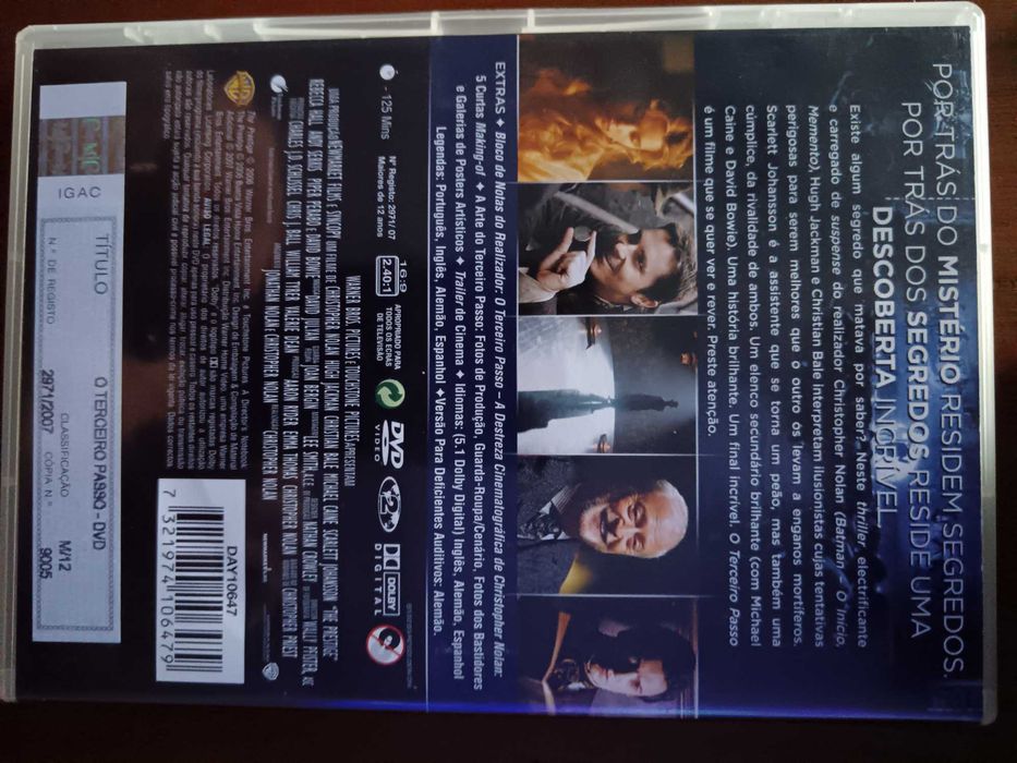filme dvd original - o terceiro passo