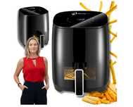 Nowoczesna FRYTKOWNICA beztłuszczowa AIR FRYER - MOCNA 1400W - Zdrowa