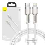 Baseus Cafule Metal Trwały Kabel USB C - iPhone Lightning 1m Sklep Wwa