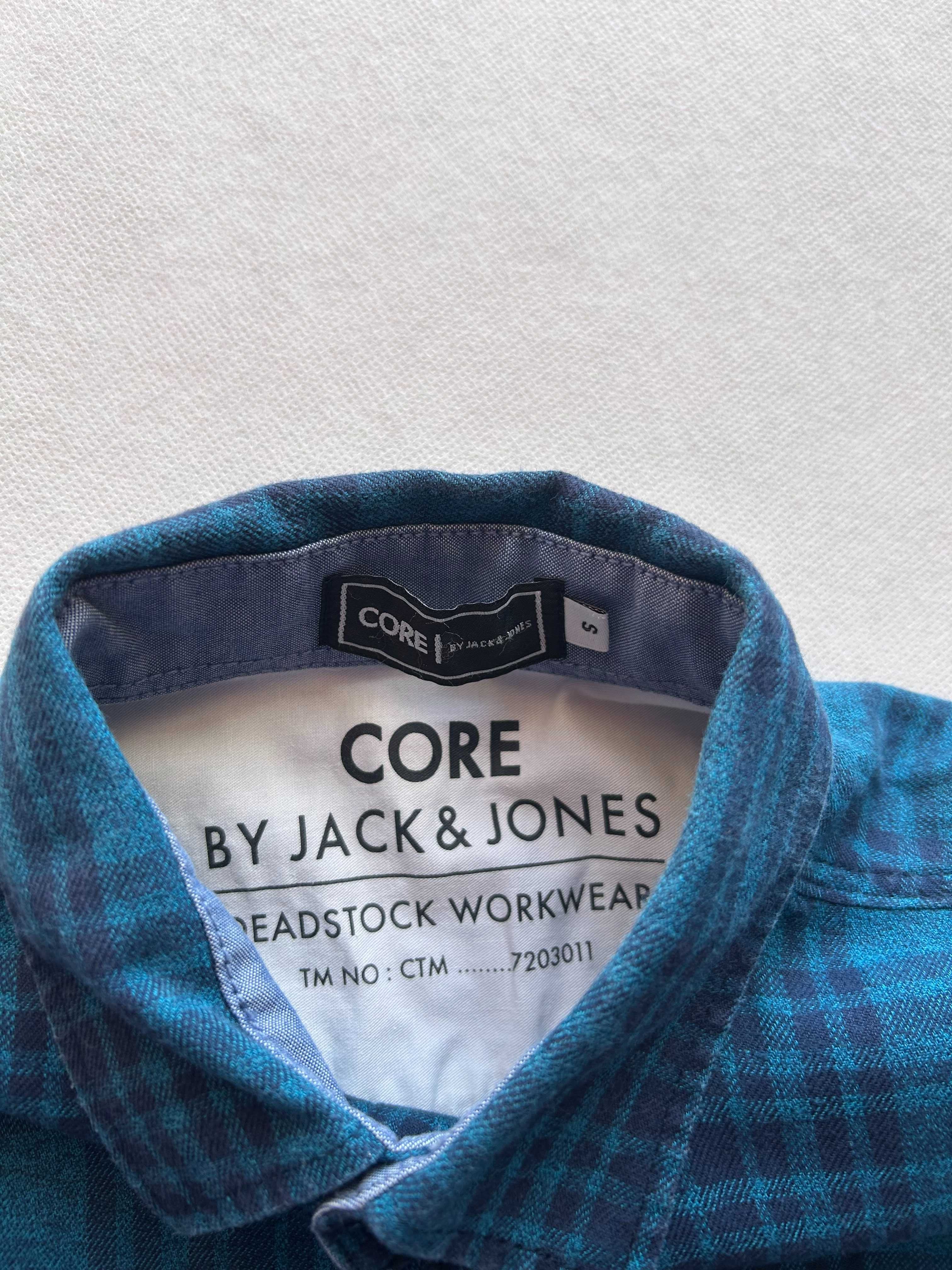 Jack & Jones _ Flanelowa koszula S _ 100% bawełna