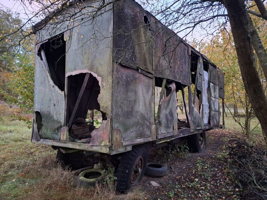 Barakowóz, mobilny, na kołach