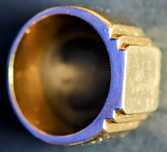 Złoty sygnet ciężki, pr.583/19 g