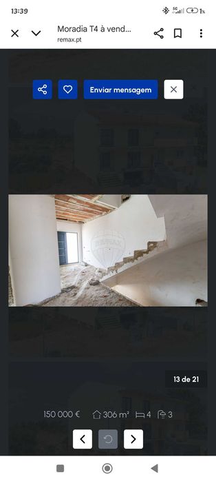 Moradia Geminada em Fase de Acabamentos