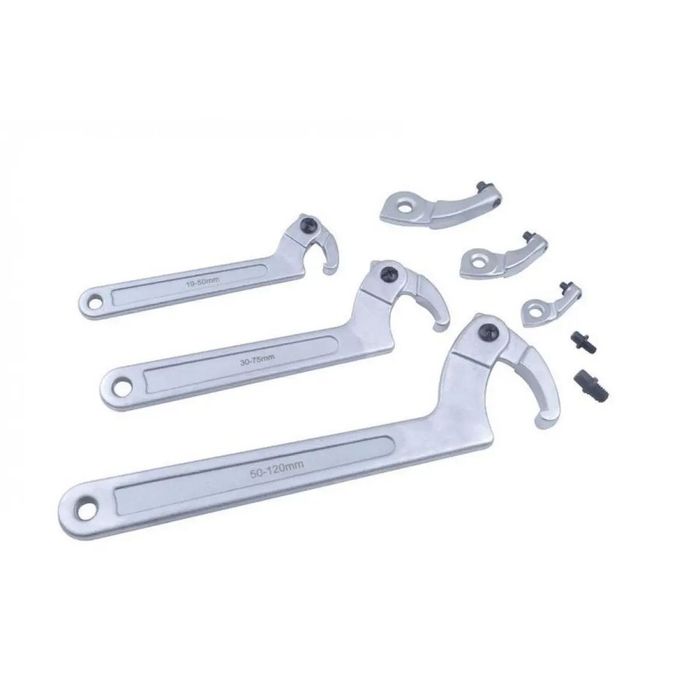 Набір з 8 ключів для круглих шліцьових гайок набор ключей для шлицевых