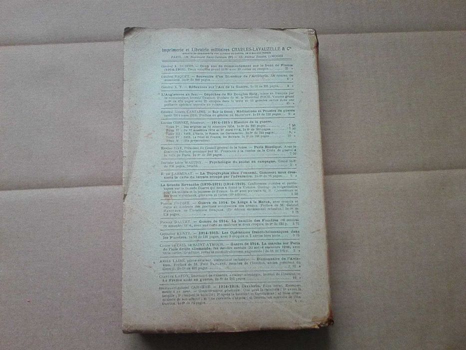 Cours de tactique générale, d'après l'expérience de la grande guerre