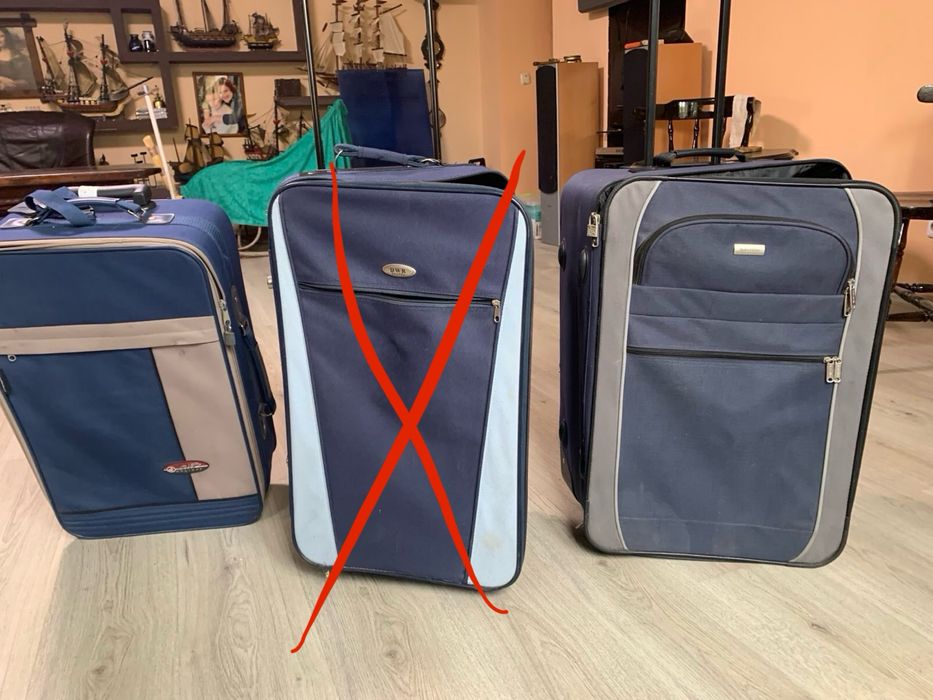 Продам три валізи на колесах