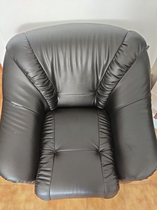 Sofá/cadeirão preto