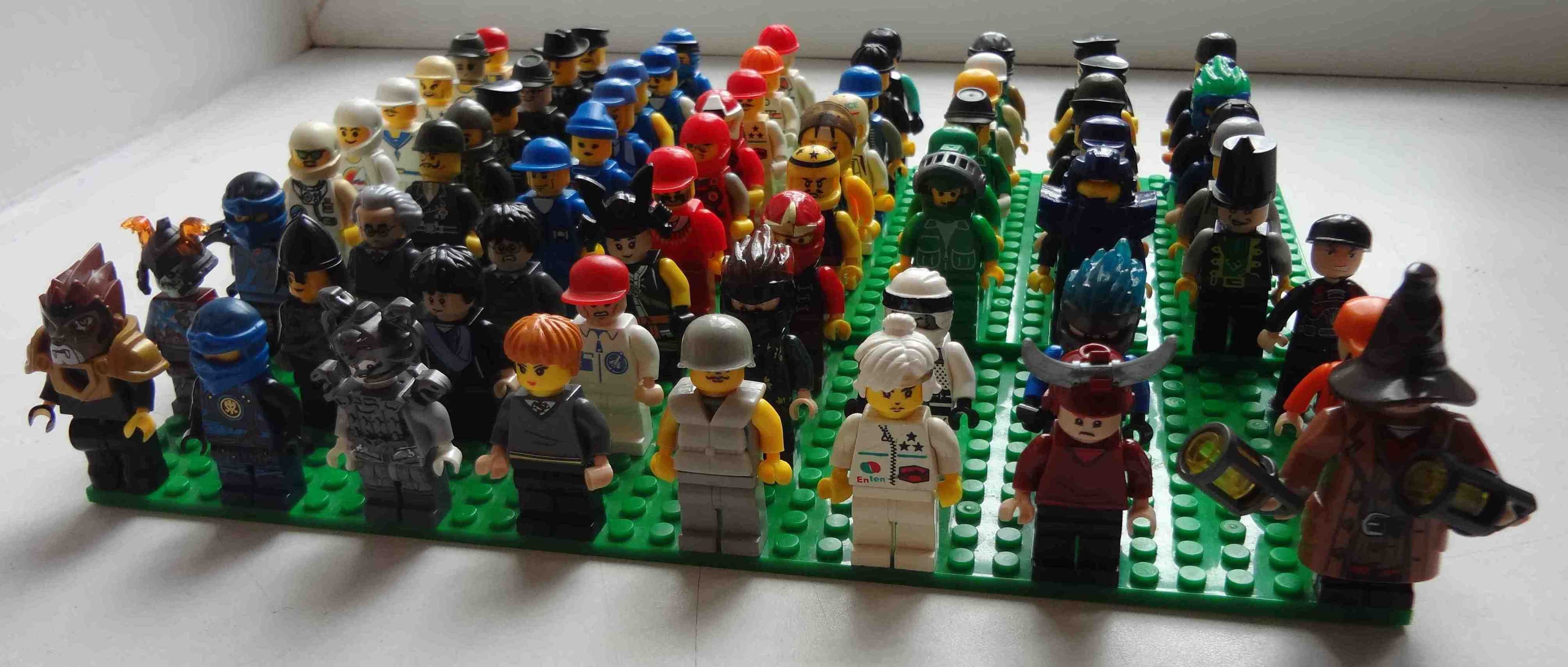 LEGO Лего минифигурка 70 штук