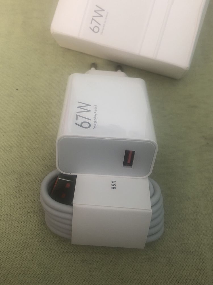 Oryginalna Xiaomi ładowaka 67w z przewodem box