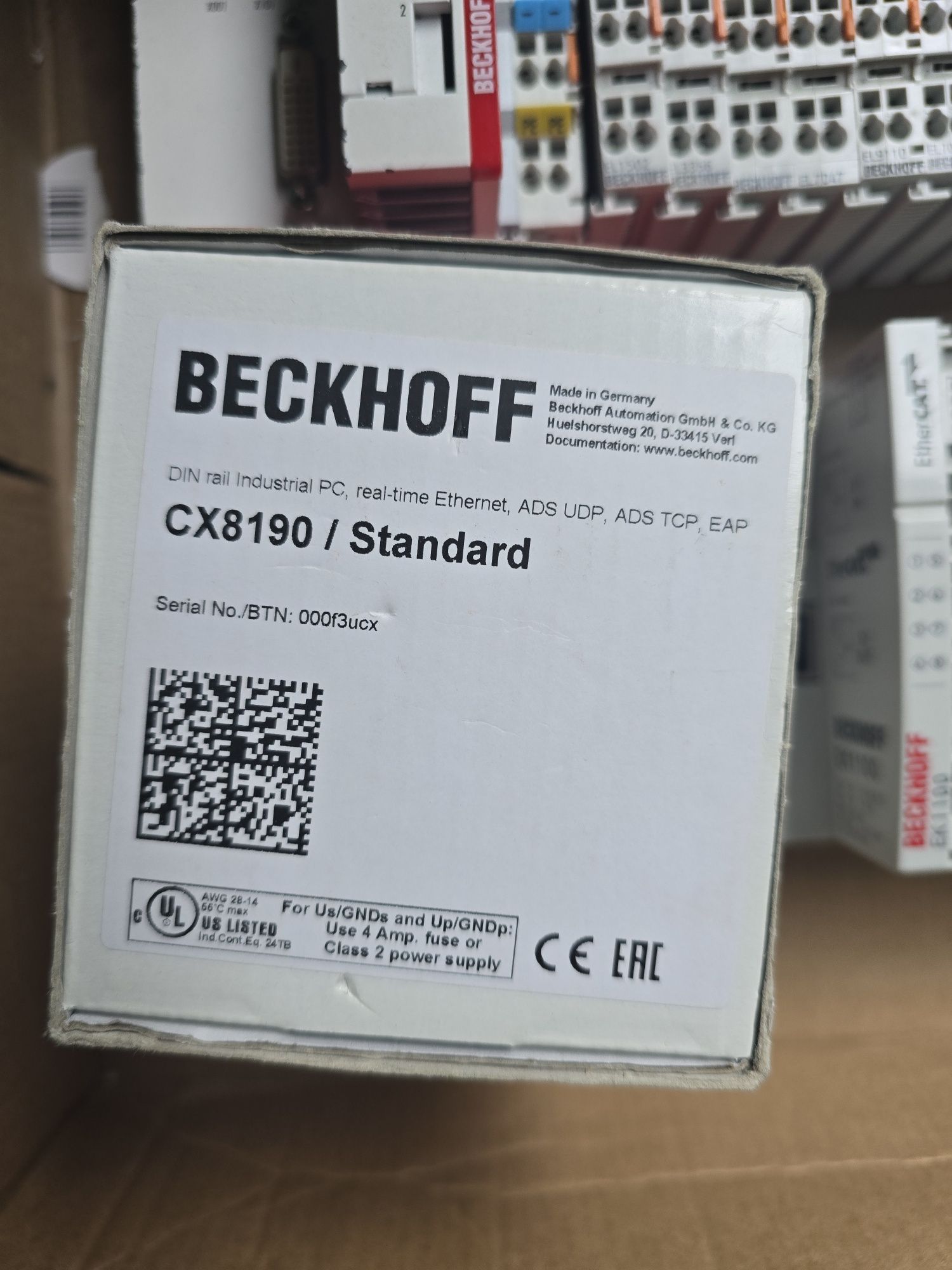 Beckhoff Cx8190 plc