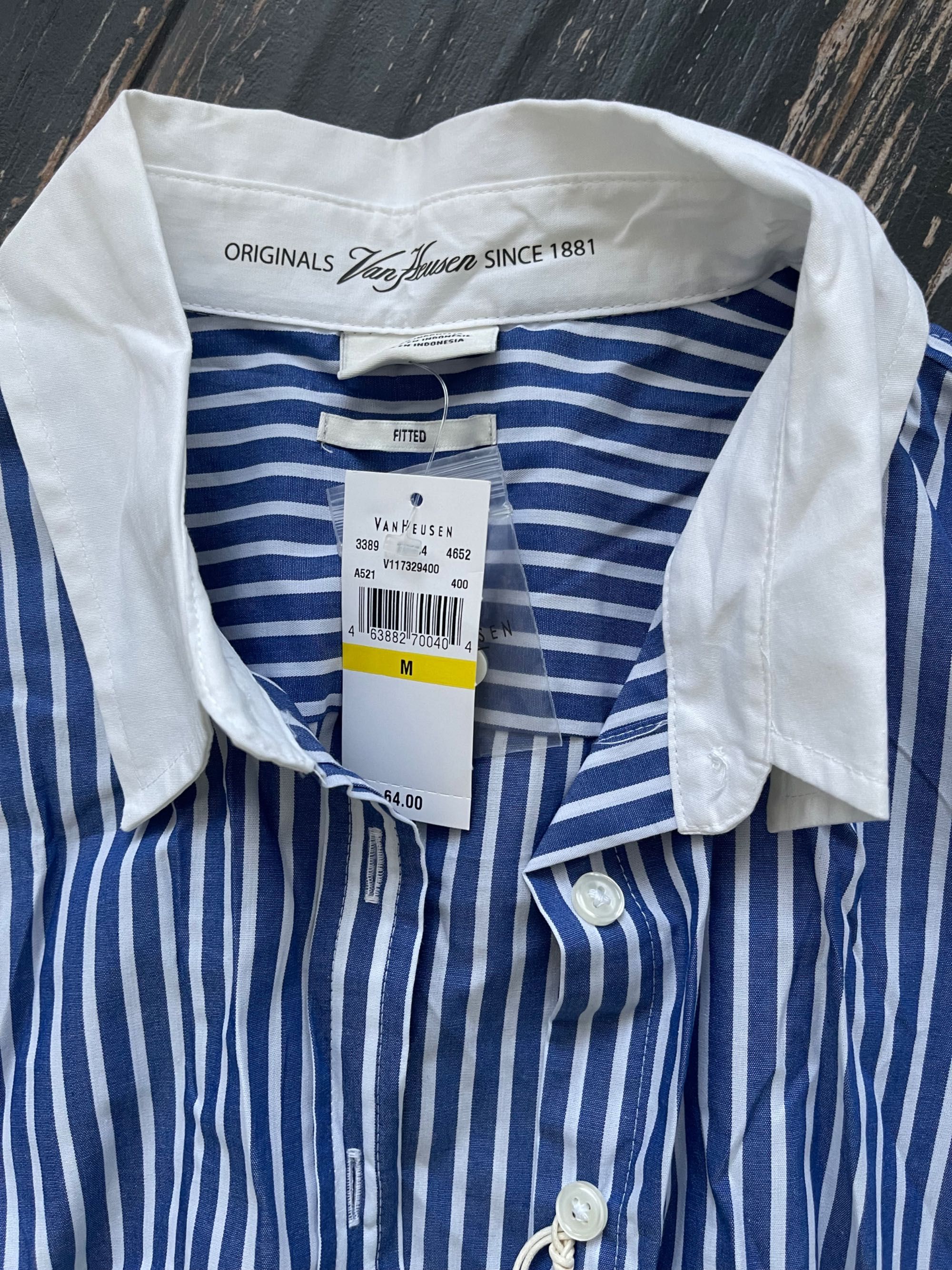Van Heusen брендовая рубашка коттон р М