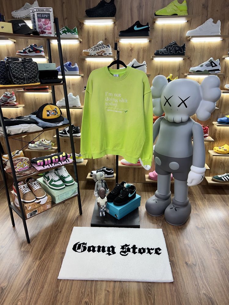 Світшот Vetements “Not Doing Shit Today” Green